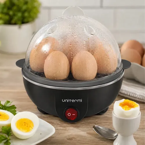 Cozedor de ovos elétrico portátil