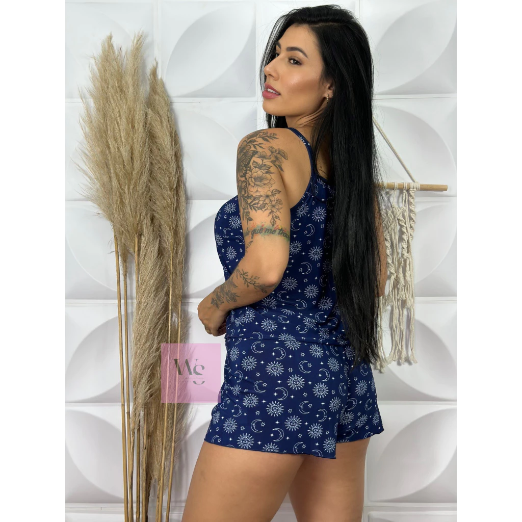 Kit com 2 babydolls de liganete